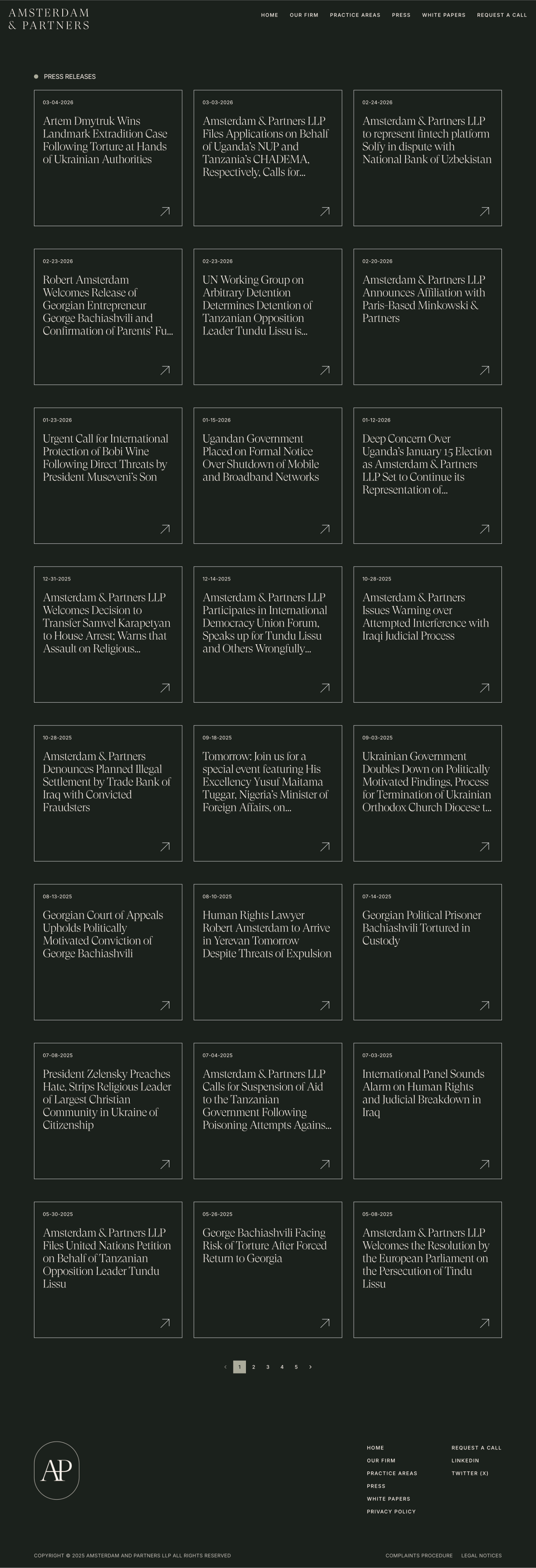 Amsterdam + Partners Pres Release Grid